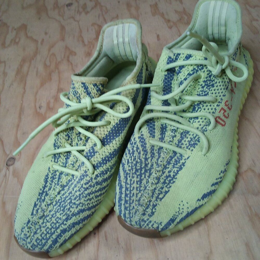 Adidas Yeezy Boost 350 V2 Semi Frozen Yellow Shoes Sneakers